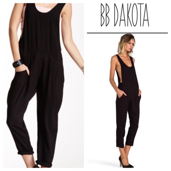 bb dakota black jumpsuit